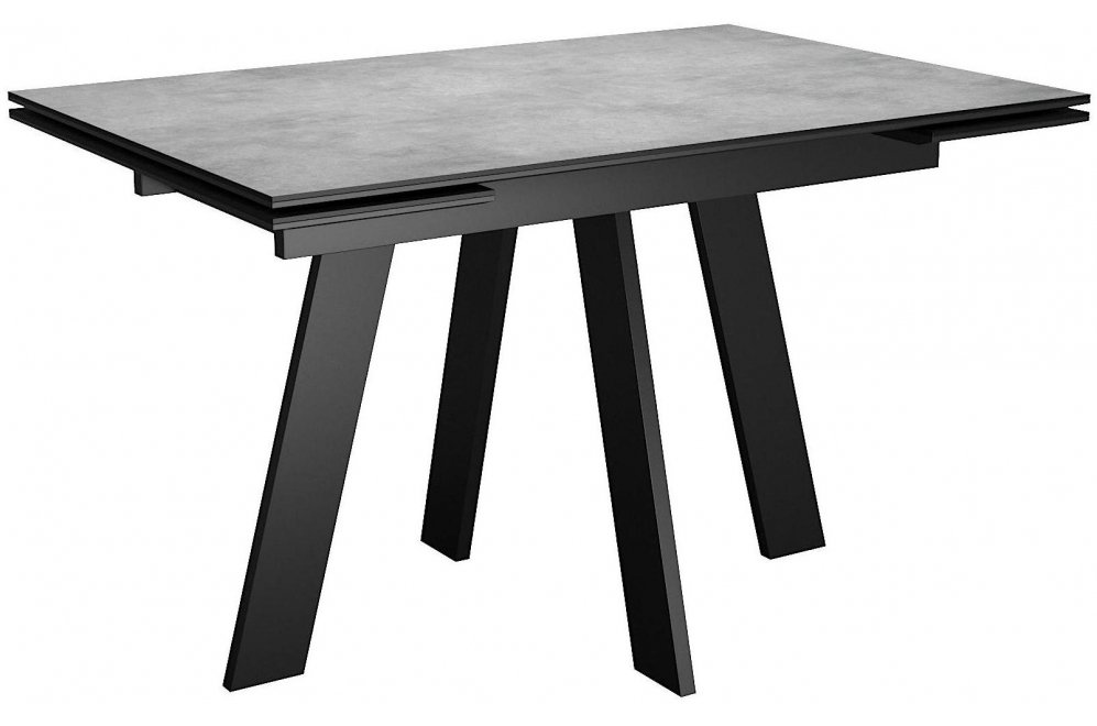 Стол Wings северный камень / черный