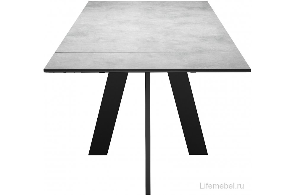 Стол Wings северный камень / черный