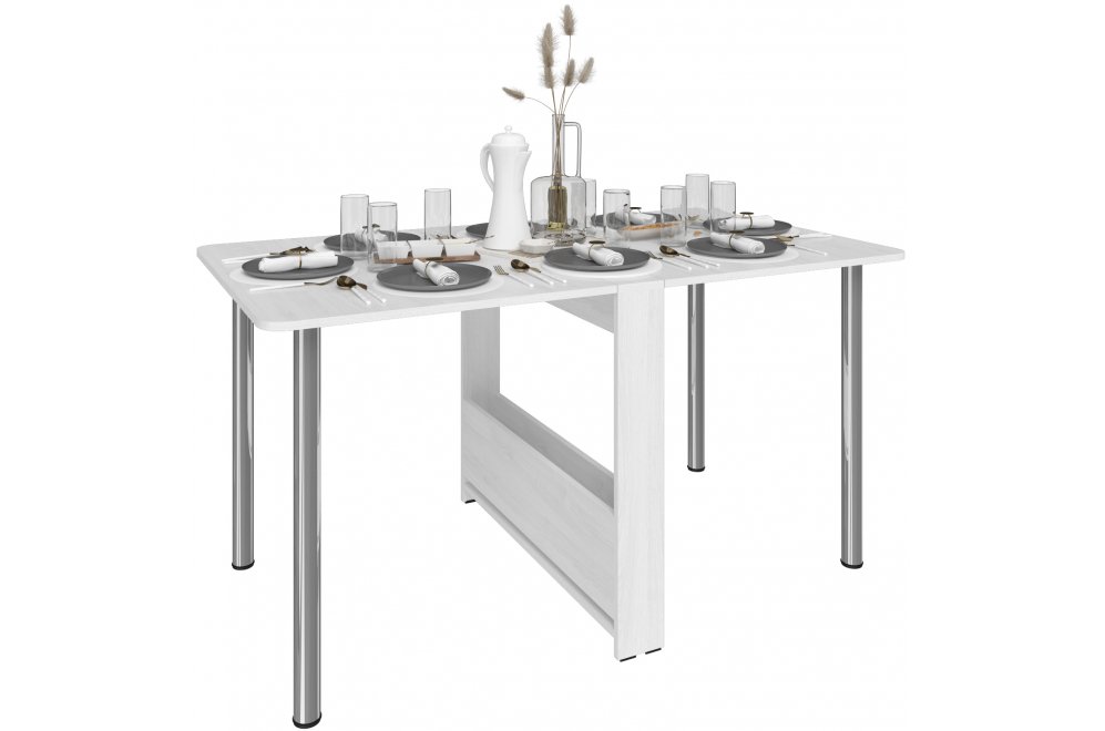 Стол-книжка-3 белый