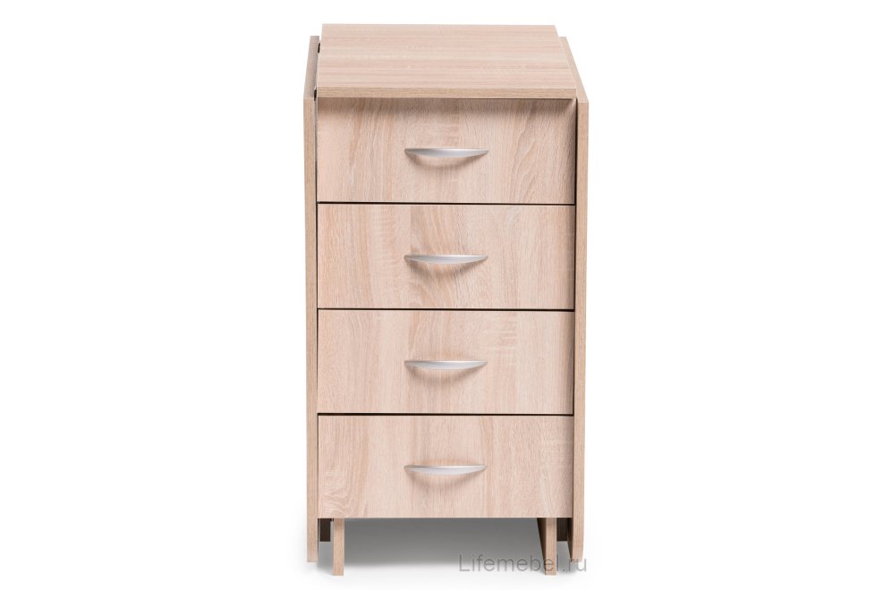 Стол-книжка Глория 606 М с ящиками дуб сонома