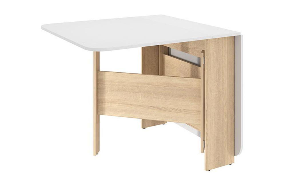 Стол-книжка Мечта 2 дуб сонома / белый