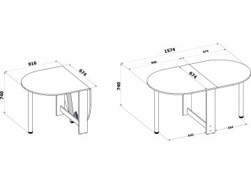Стол-книжка СП-17