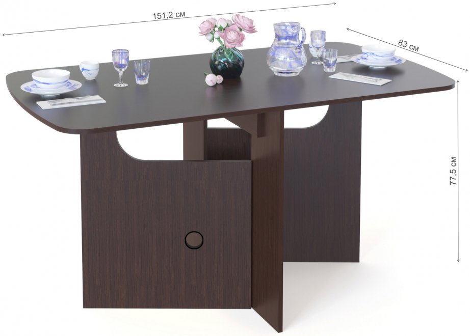 Стол-книжка СП-18 венге