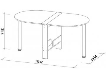 Стол-книжка СтК12