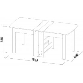 Стол-книжка СтК7