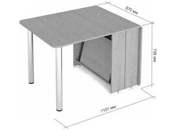 Стол-книжка СКР-16-Р 2500