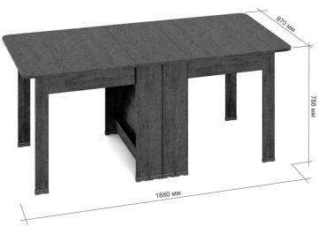 Стол-книжка СКР-17-Р 2400