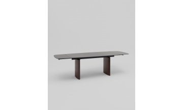 Керамический стол Астарта раскладной 180(260)x90 темная
