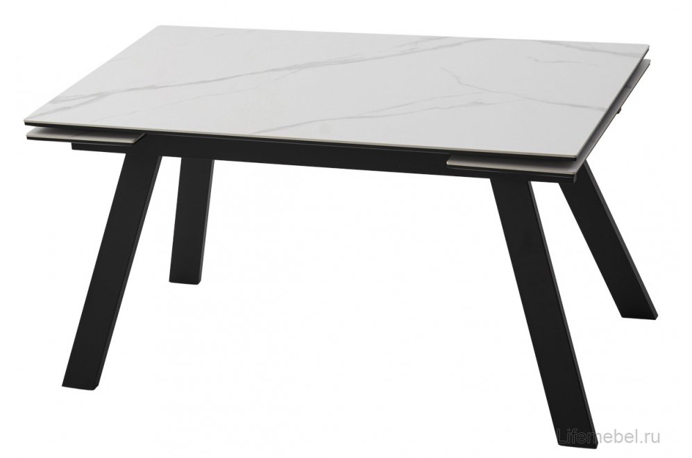 Керамический стол Морис-2 белый мрамор