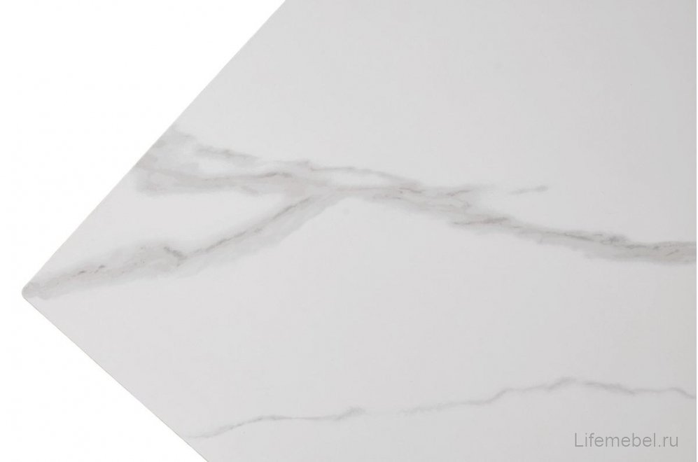 Керамический стол Морис-2 белый мрамор