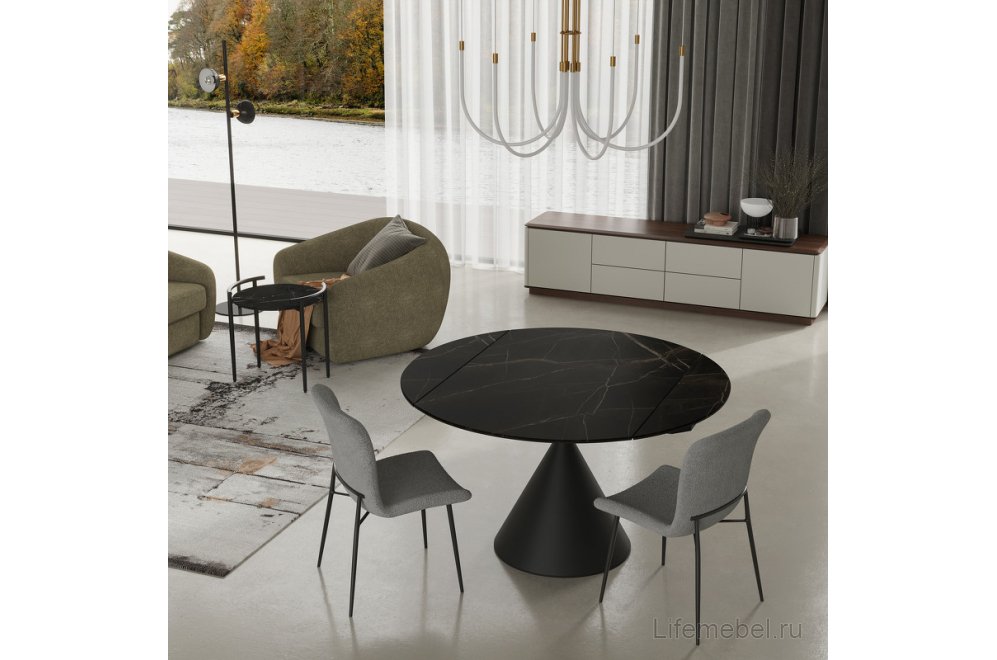 Керамический стол Toledo черный