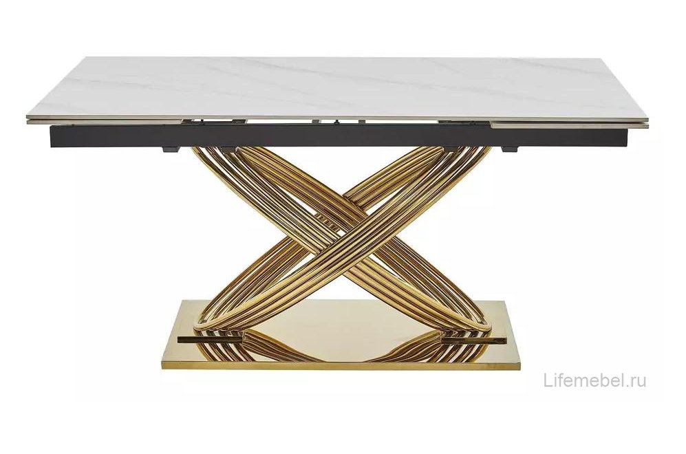 Керамический стол Hermes II белый