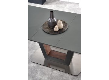 Раздвижной стол Bilotti темно-серый / орех
