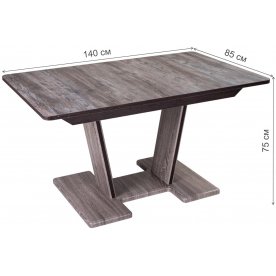 Стол на тумбе Джаз ПР-2 ОТ/ОТ 03-2 ОТ