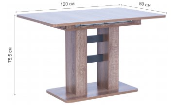 Стол на тумбе 80.530 Leset Гранд
