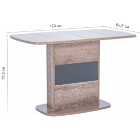 Стол на тумбе 80.540 Leset Мартин