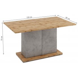 Стол на тумбе Римини 2012