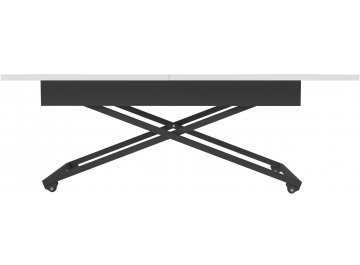 Журнальный столик Калифорния Андрэ Loft белый / черный