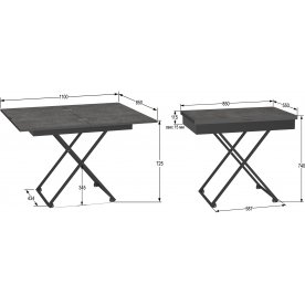 Стол-трансформер Калифорния Андрэ Loft