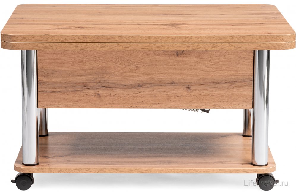 Стол-трансформер Виват дуб вотан / хром