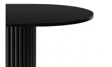 Стол деревянный обеденный Барон 160 х 90 черный / черный