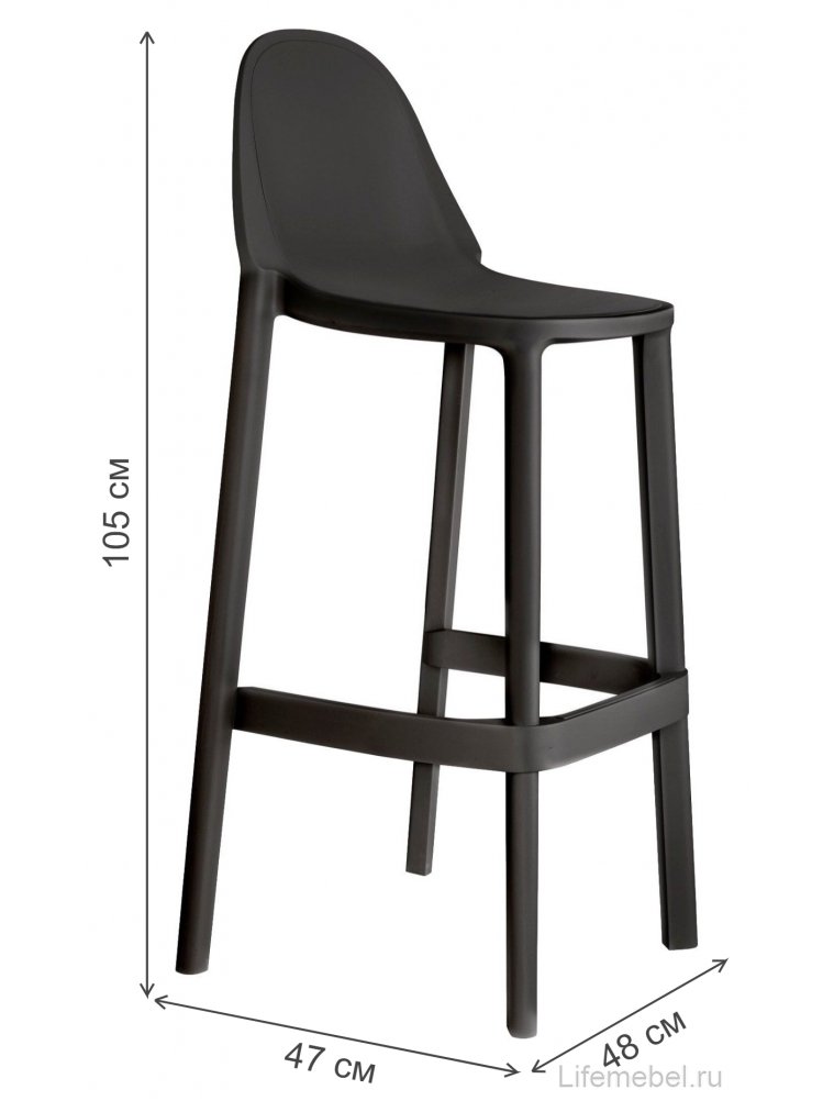 Барный стул 005/233781 антрацит