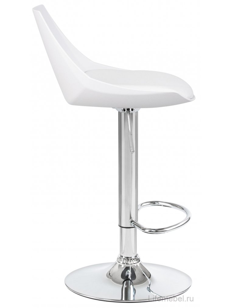 Барный стул Rocky белый / хром