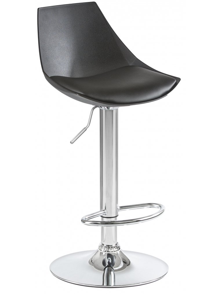 Барный стул Rocky черный / хром