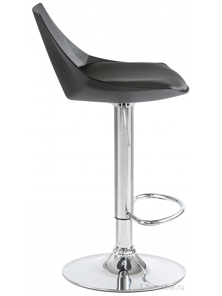 Барный стул Rocky черный / хром