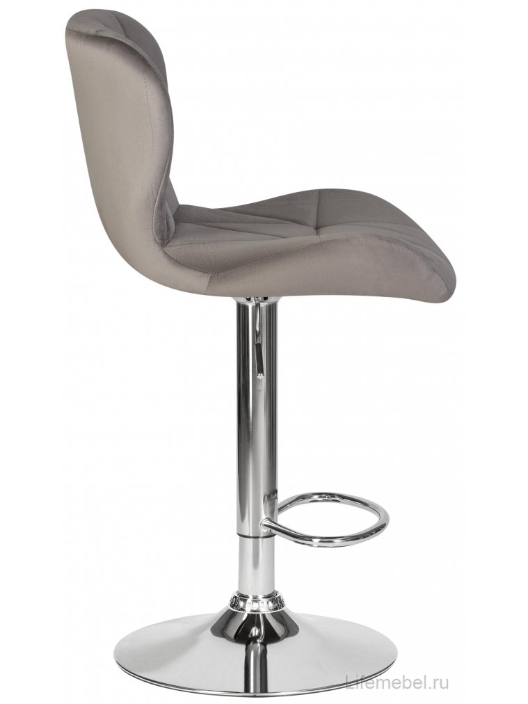 Барный стул Barny серый MJ9-75 / хромированная сталь