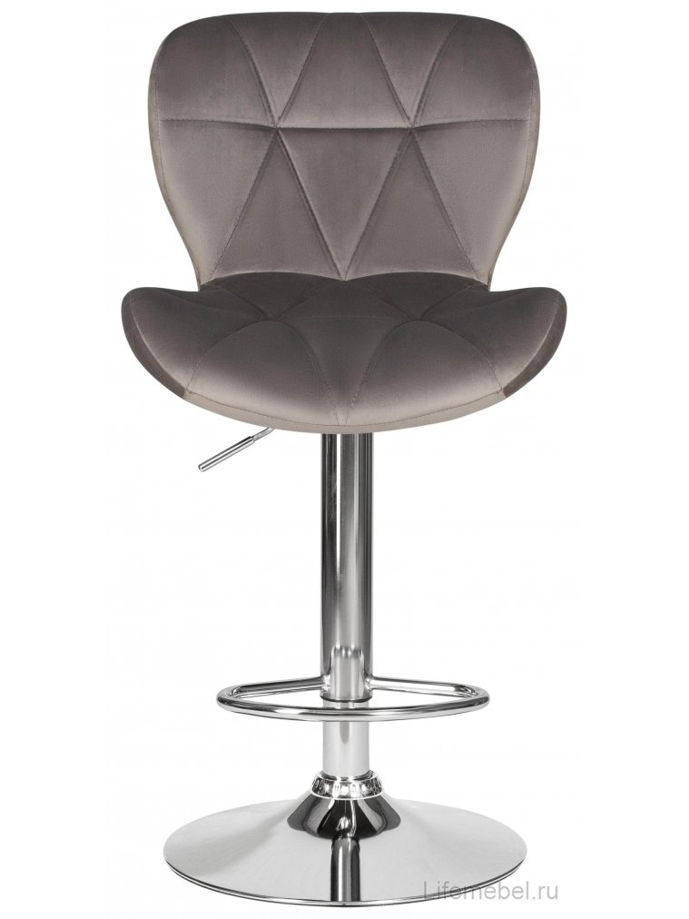 Барный стул Barny серый MJ9-75 / хромированная сталь