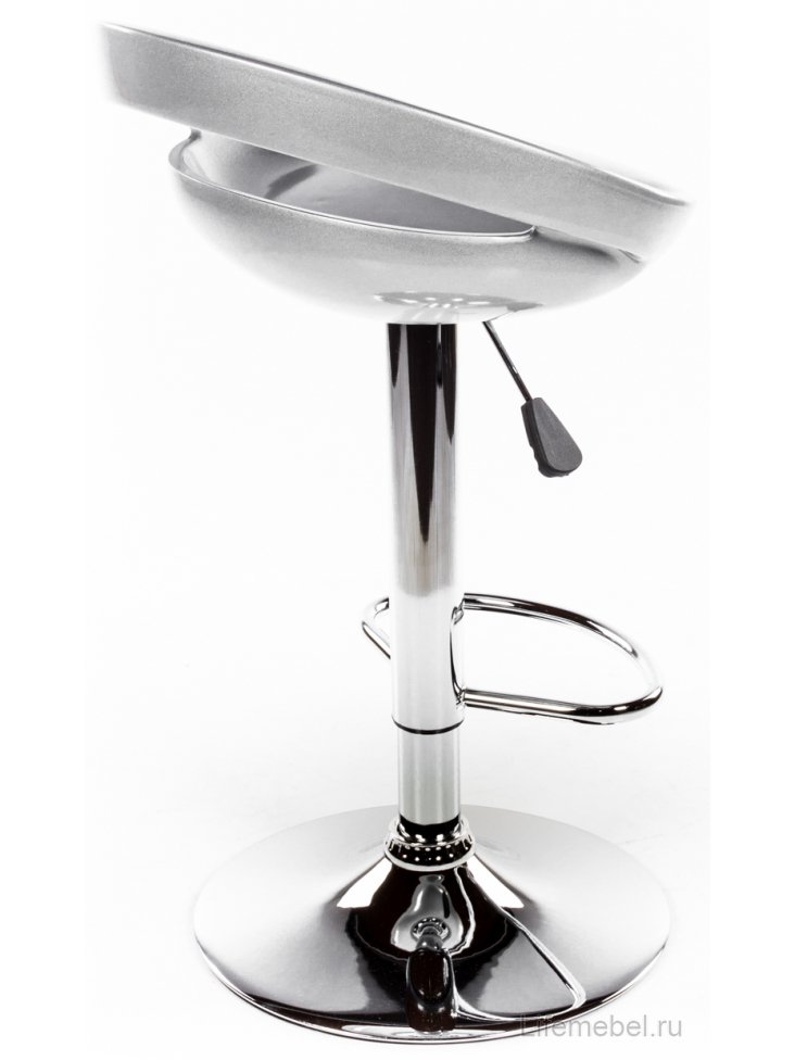 Барный стул Alfa серебристый