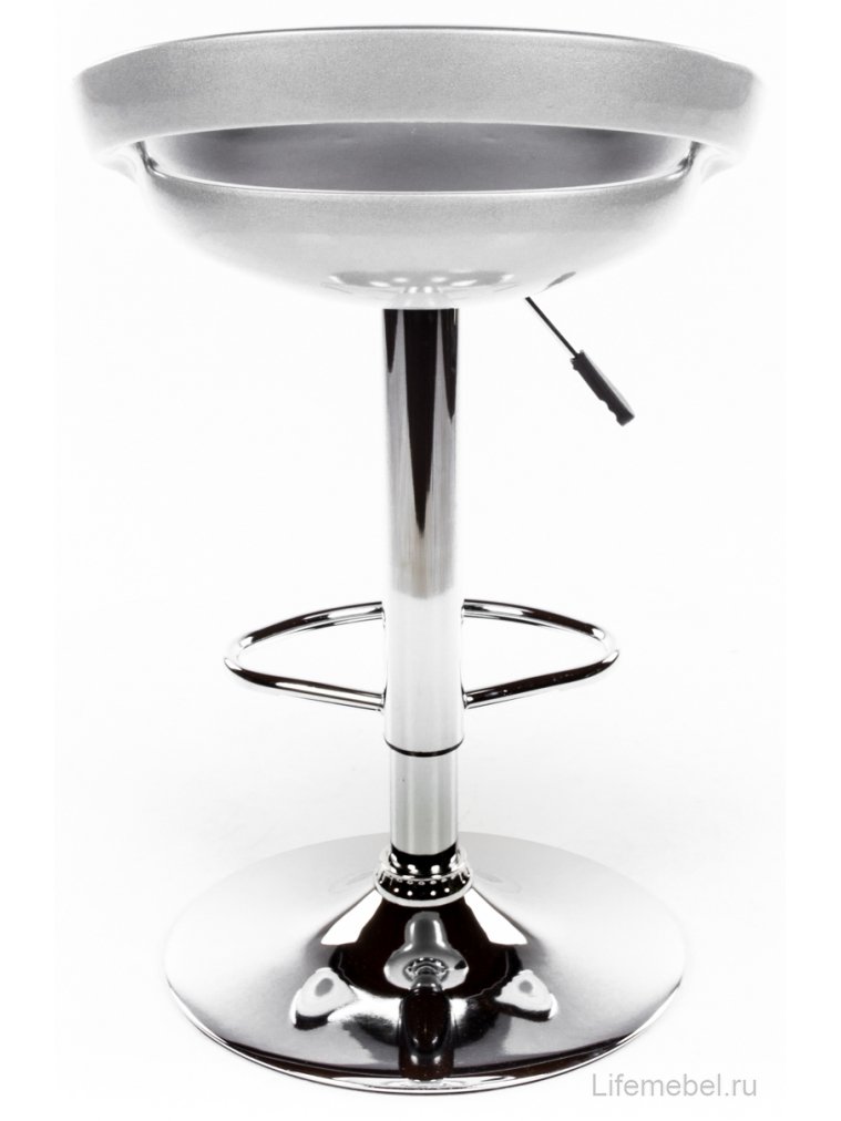 Барный стул Alfa серебристый