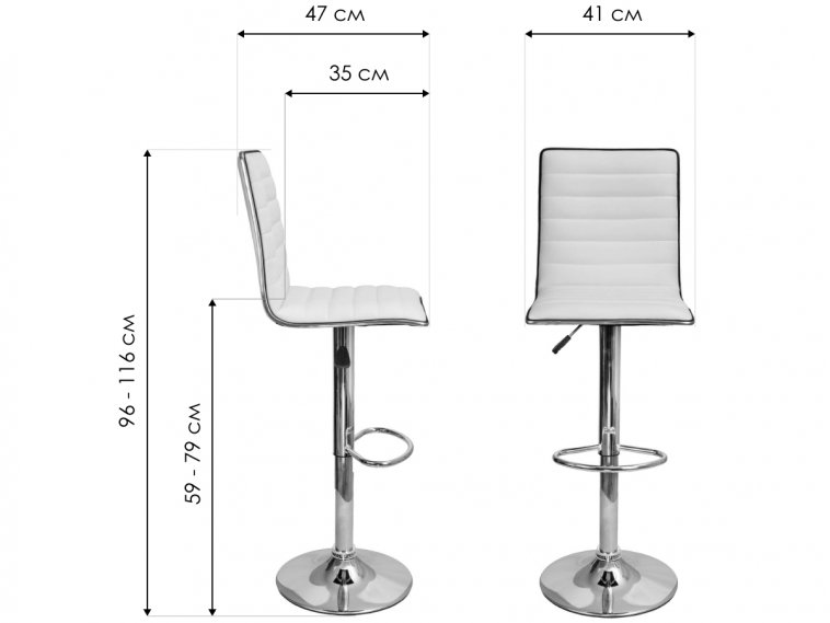 Барный стул Capri велюр черный