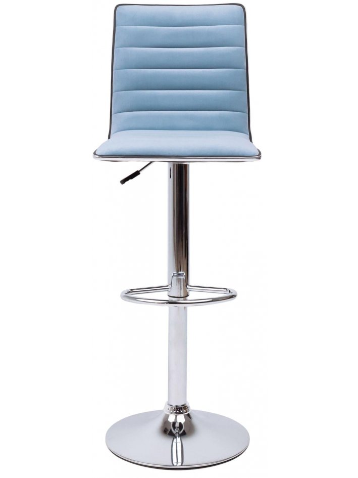 Барный стул Capri велюр пыльный голубой