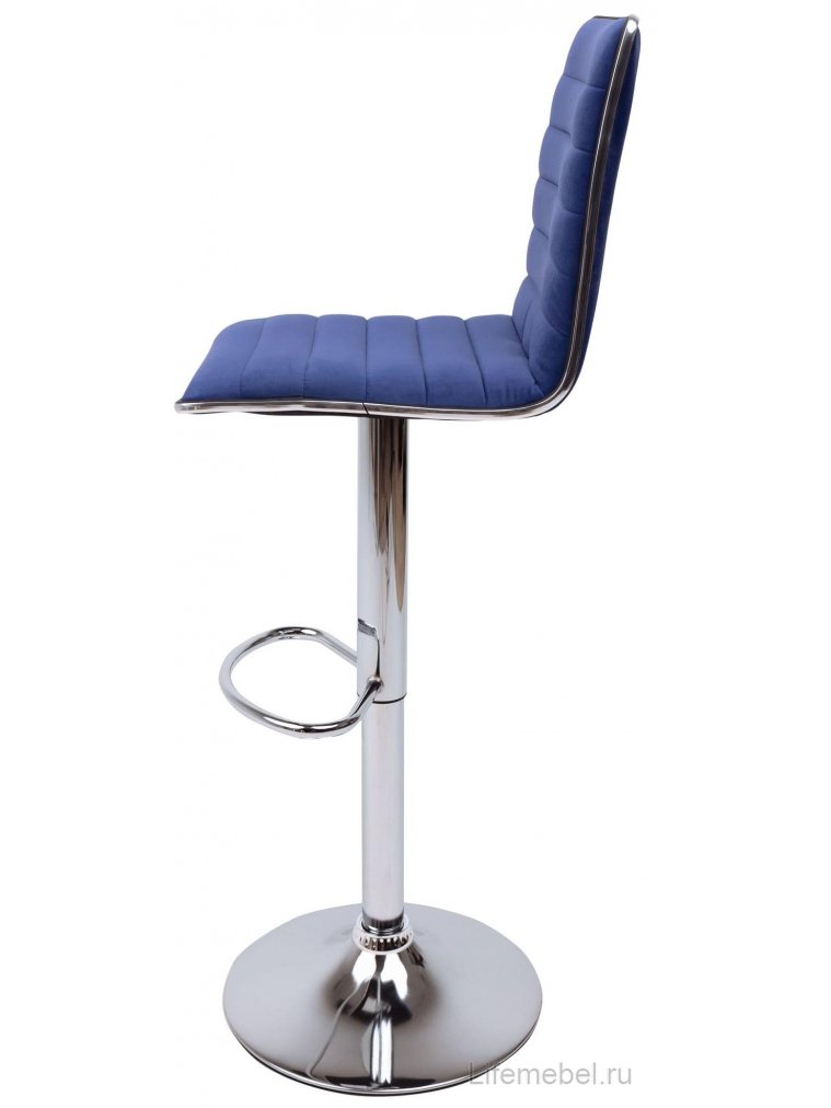Барный стул Capri велюр сапфировый