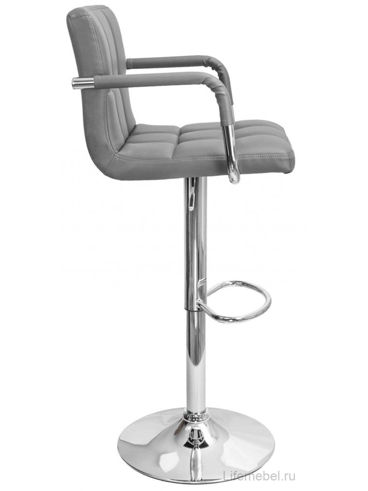 Барный стул Oregon экокожа серый
