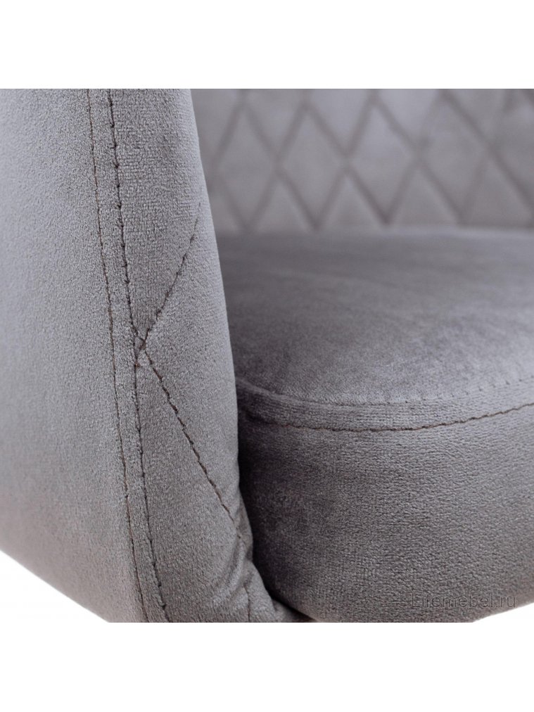 Барный стул Saba велюр темно-серый