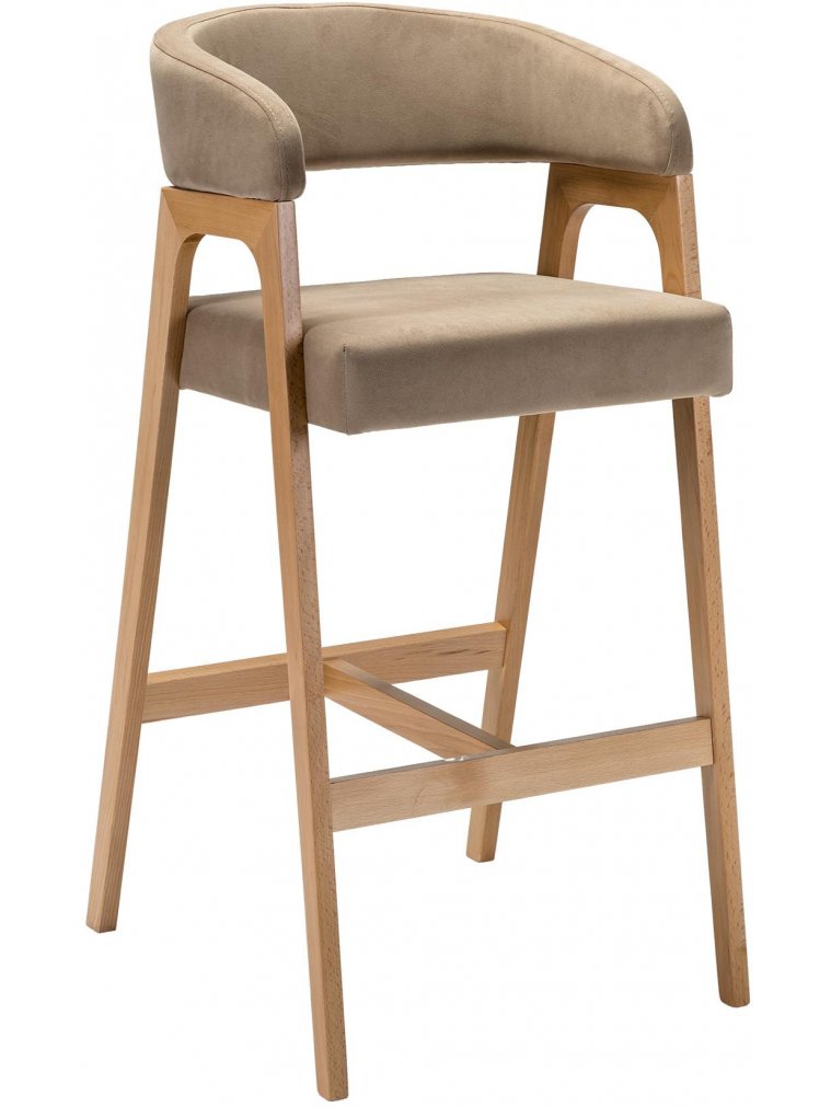 Барный стул Baxter beige / натуральный