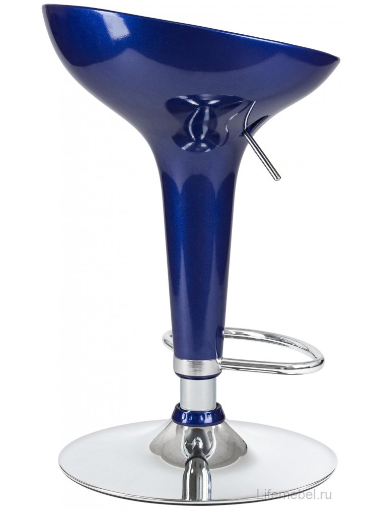 Барный стул 1004-LM Bomba синий металлик / хром