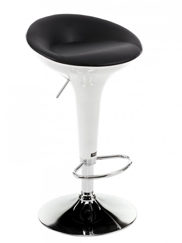 Барный стул Bomba Soft white / black