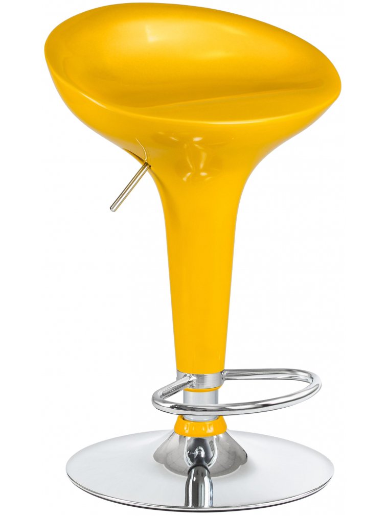 Барный стул 1004-LM Bomba желтый / хром