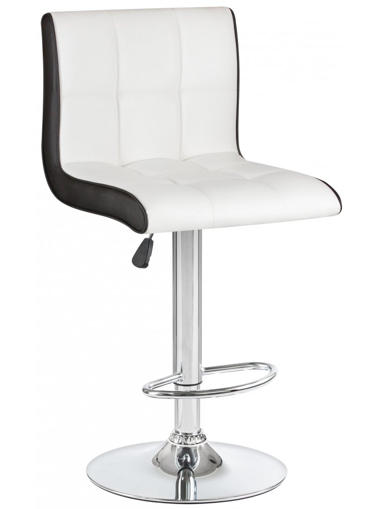 Барный стул 5006-LM Candy бело-черный / хром