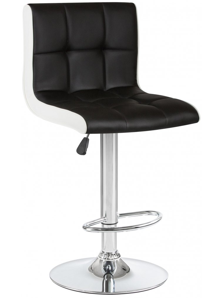 Барный стул 5006-LM Candy черно-белый / хром
