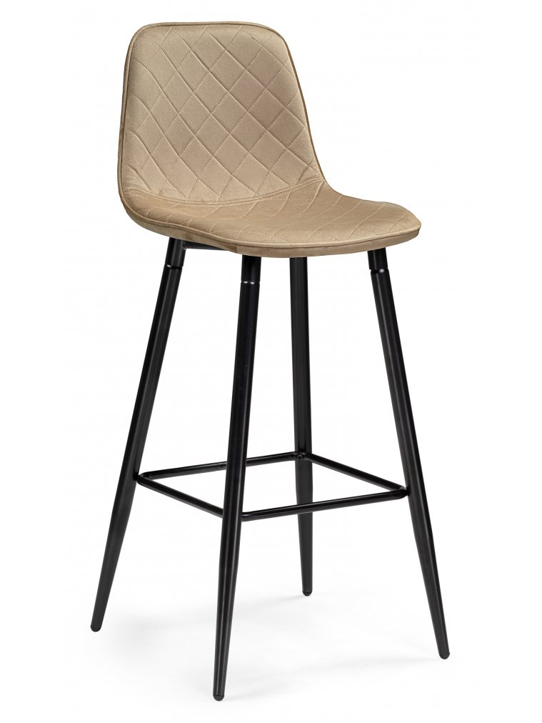 Барный стул Capri dark beige/ black