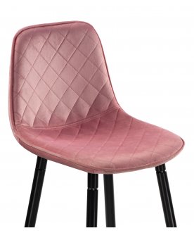 Барный стул Capri pink / black
