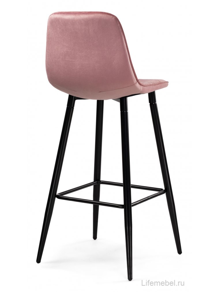 Барный стул Capri pink / black