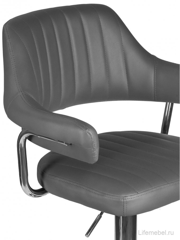 Барный стул 5019-LM Charly серый / хром