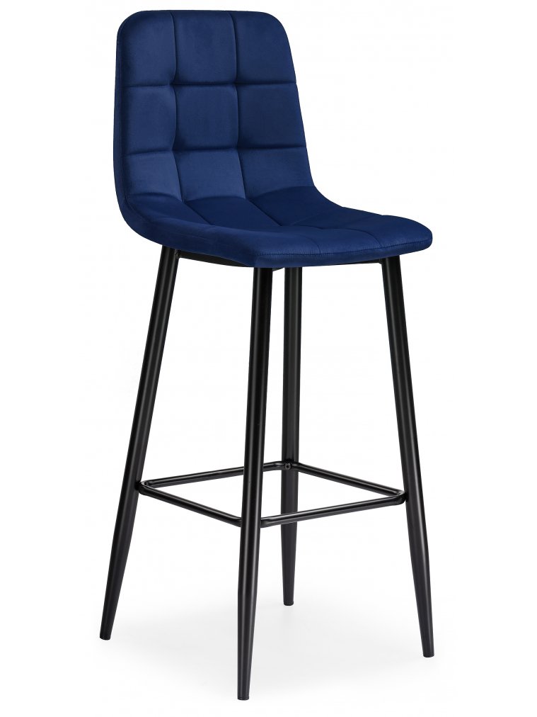 Барный стул Chio dark blue / black
