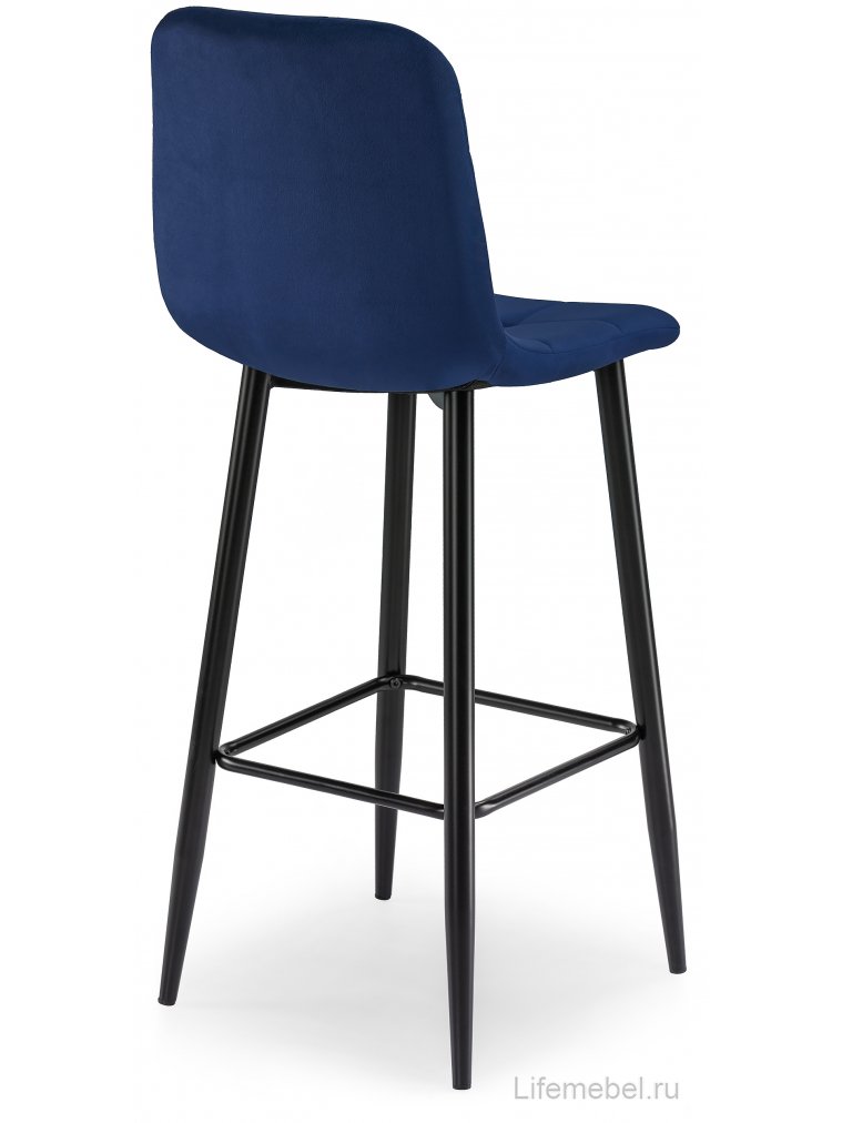 Барный стул Chio dark blue / black